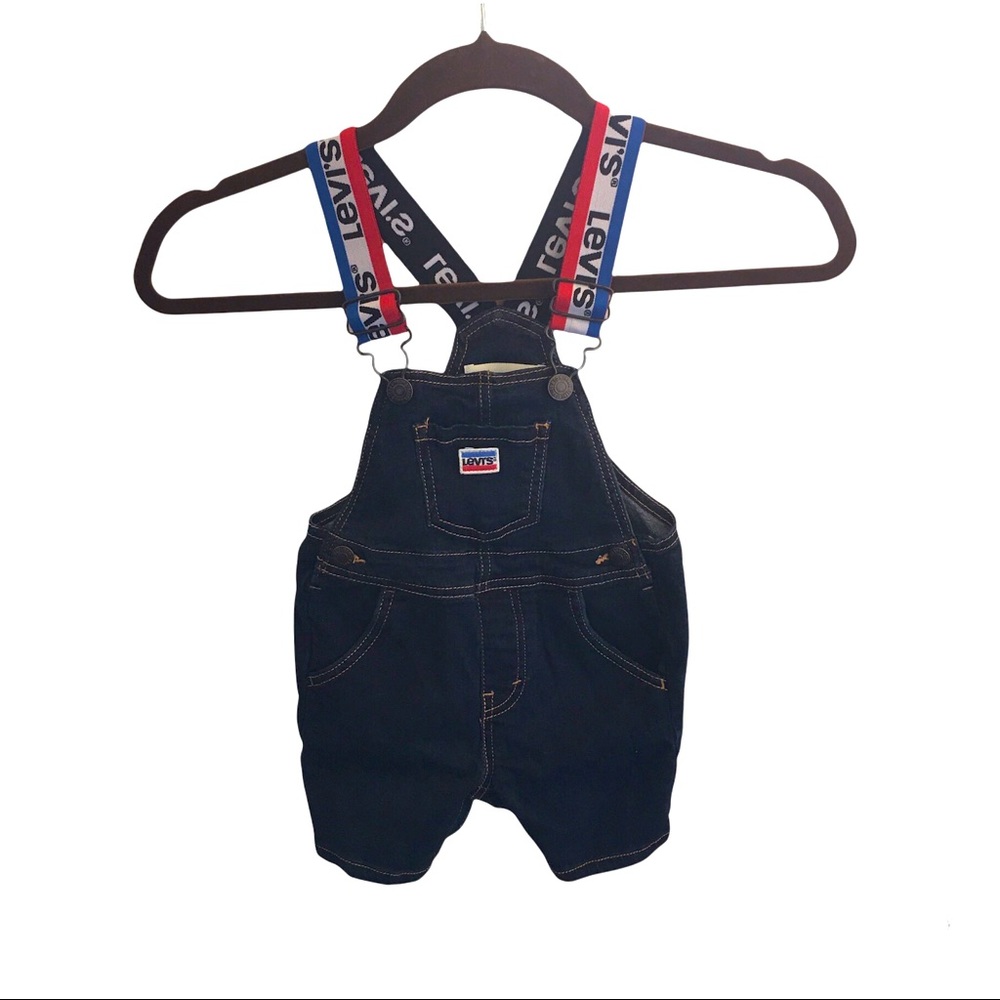 Levi’s baby boy denim shortalls overalls